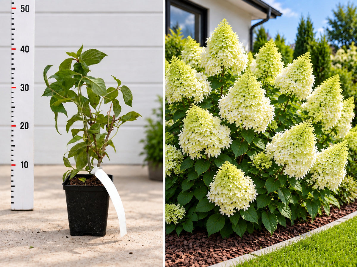 Hortensie Paniculată Phantom Lime-Alb (Hydrangea) - Ghiveci 20-30 cm